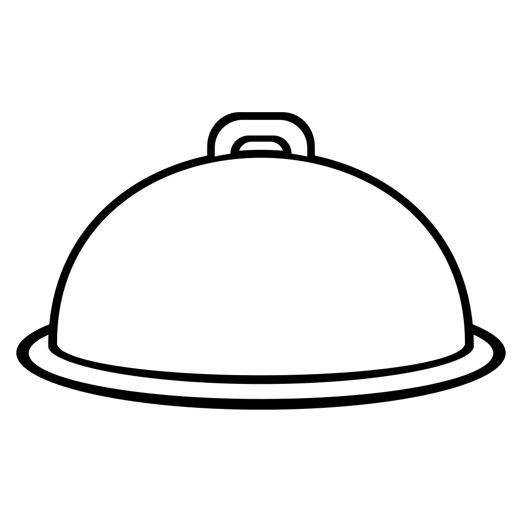 SVG design of a rounded dish cover for cutters