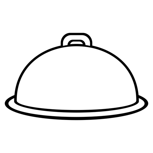 SVG design of a rounded dish cover for cutters