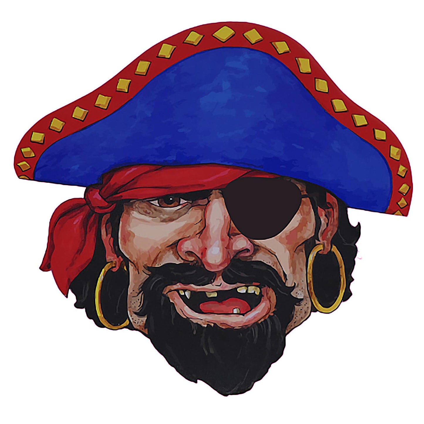 Chic vector eye patch design for crafting lovers