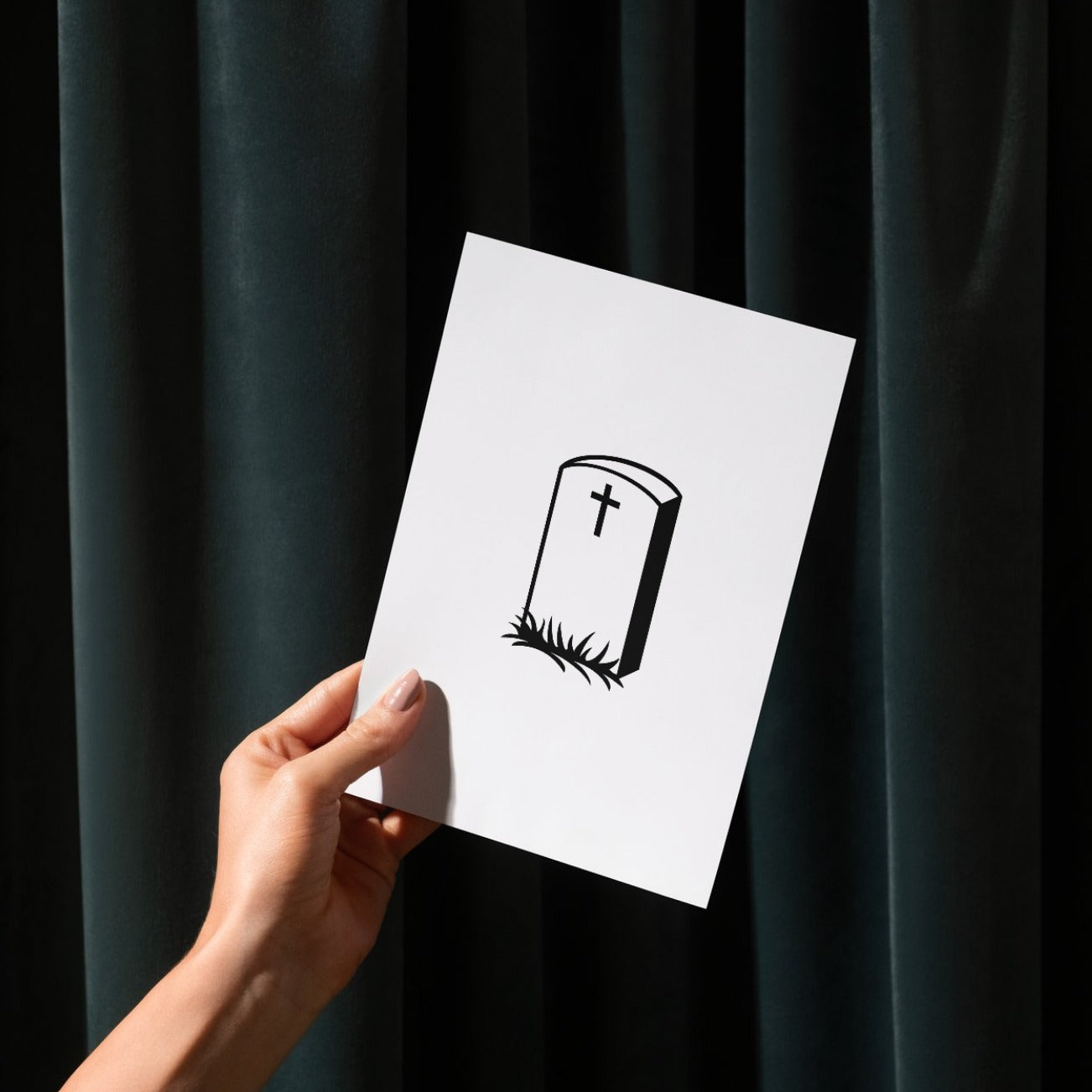 Creative grave design for cutting machines and craft projects
