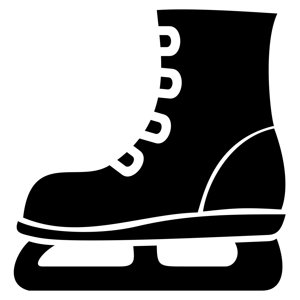 Creative ice skate design for cutting machine projects