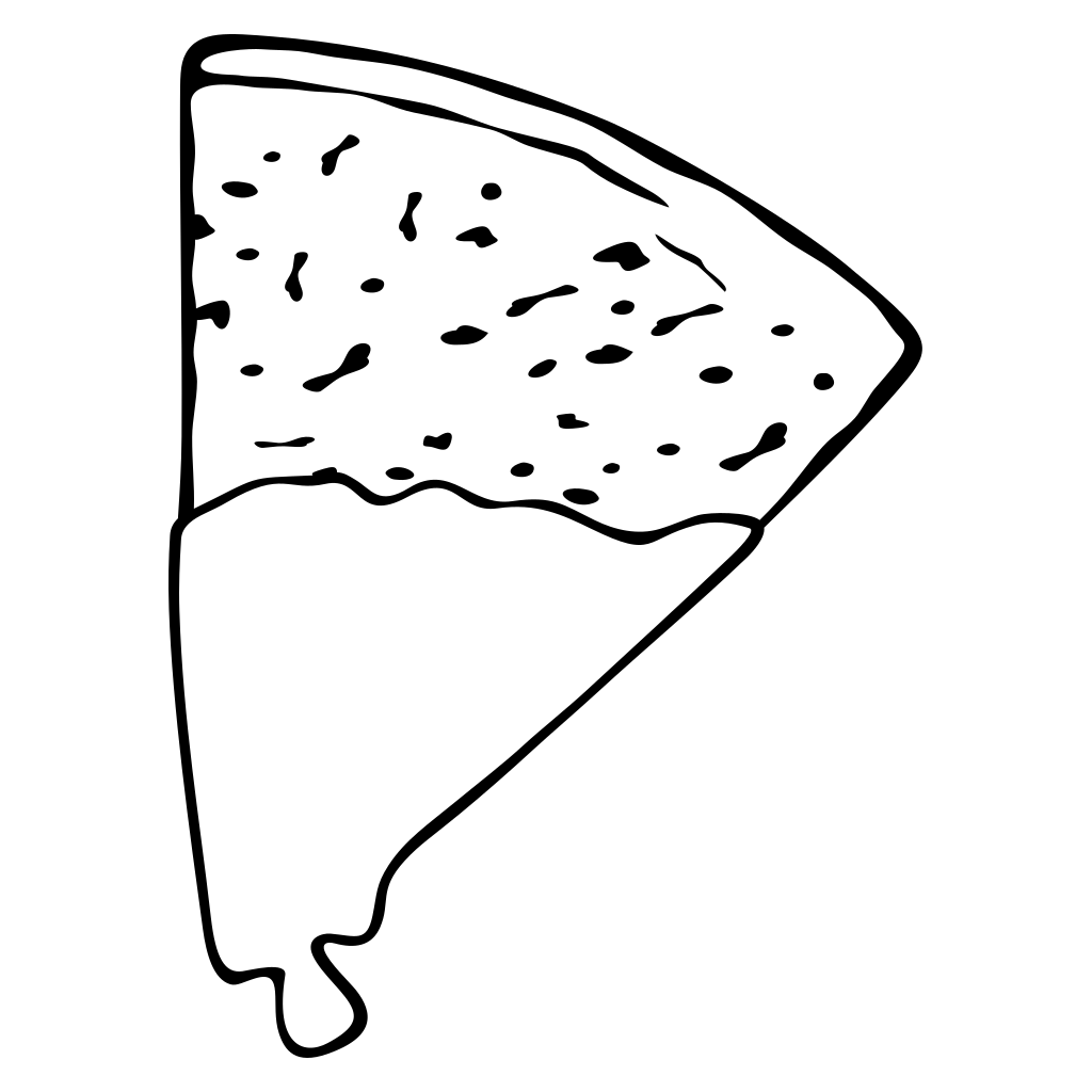 Creative nacho slice design for crafting projects