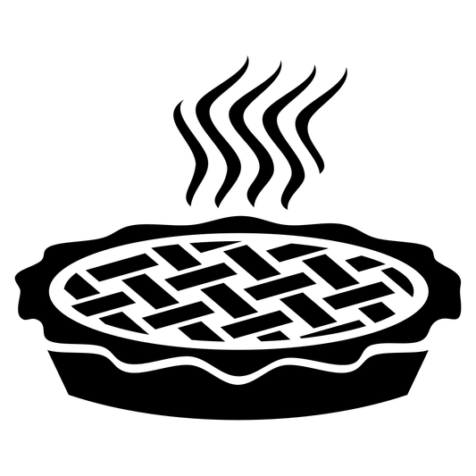 Delicious pie design perfect for cutting machines