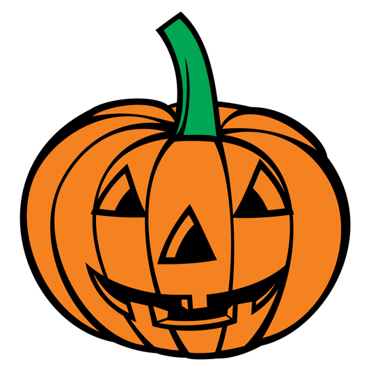 Cute pumpkin design for cutting machines in fun style