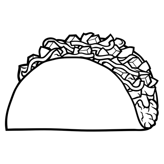 Design fun taco graphics with SVG files for cutting!