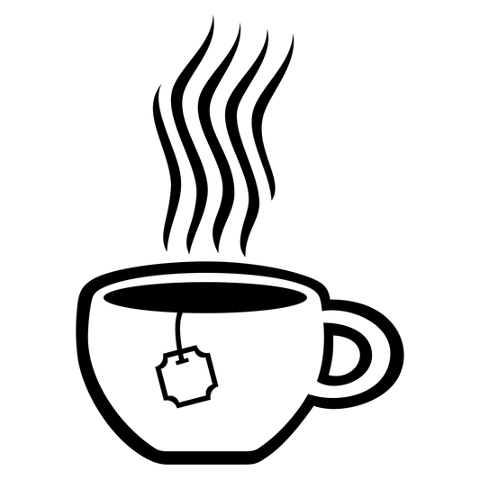 Charming tea cup design perfect for cutting machines