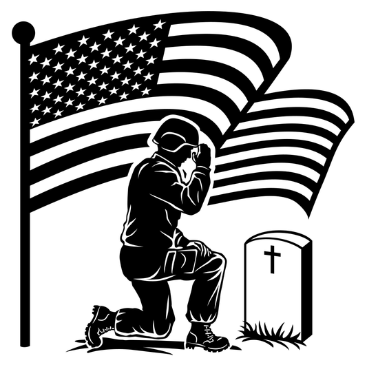 Saluting a fallen hero with reverence and respect