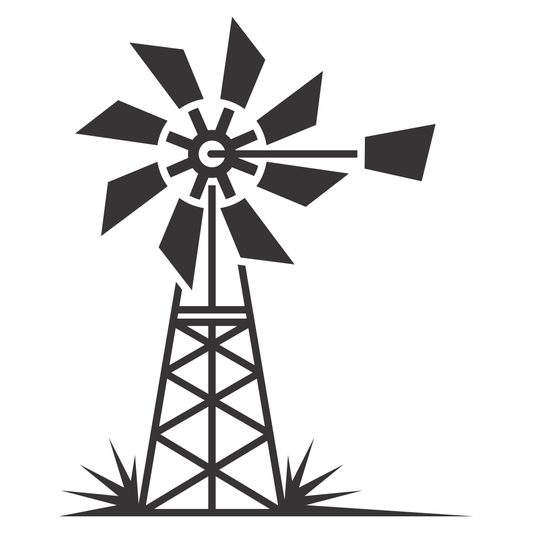 Creative windmill design for cutting machine projects