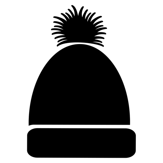 Winter cap design for cutting machine projects